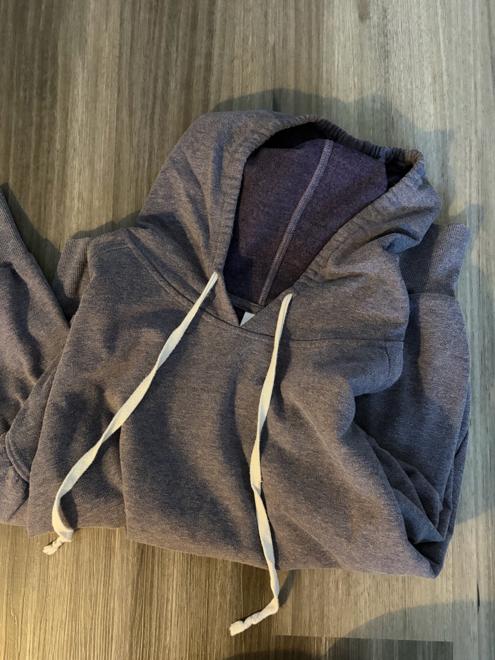 Womanâs Casual Drawstring Hoodie - Purple